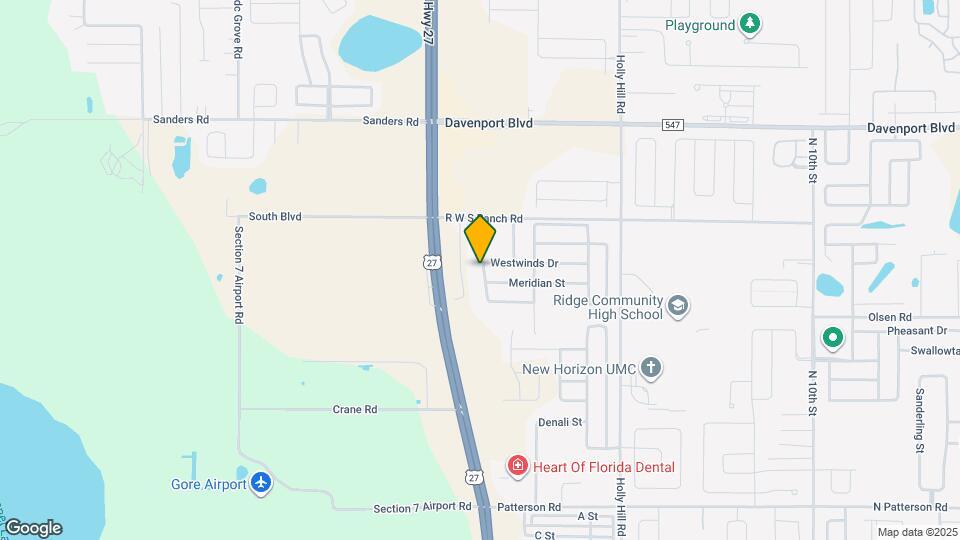 921 Westwinds Dr Map and Location Details