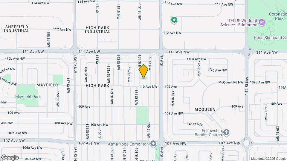 11011-11151 151 St NW Map and Location Details