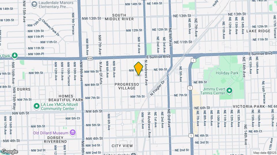817-819 NW 1st Ave Map and Location Details