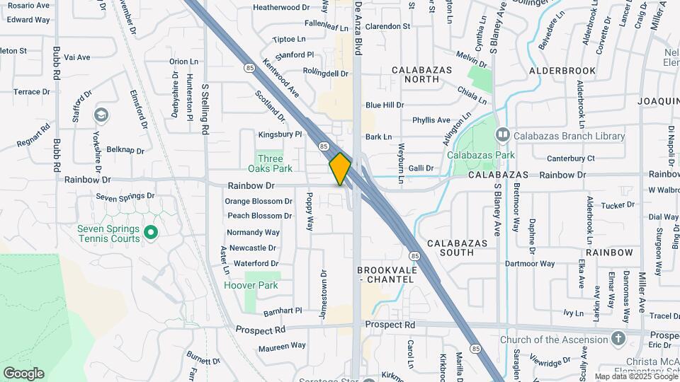 7344 Rainbow Dr Mapa y Detalles de la Ubicación