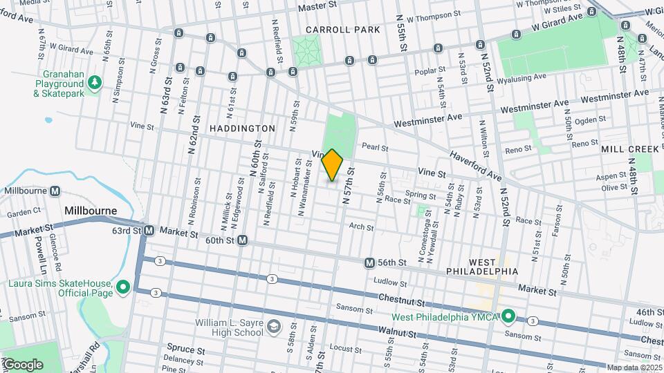 5725 Race St Map and Location Details