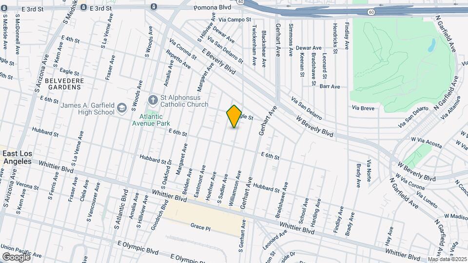 545 S Sadler Ave Map and Location Details