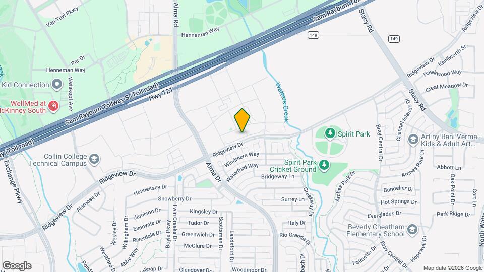 1250 Daybreak Dr Map and Location Details