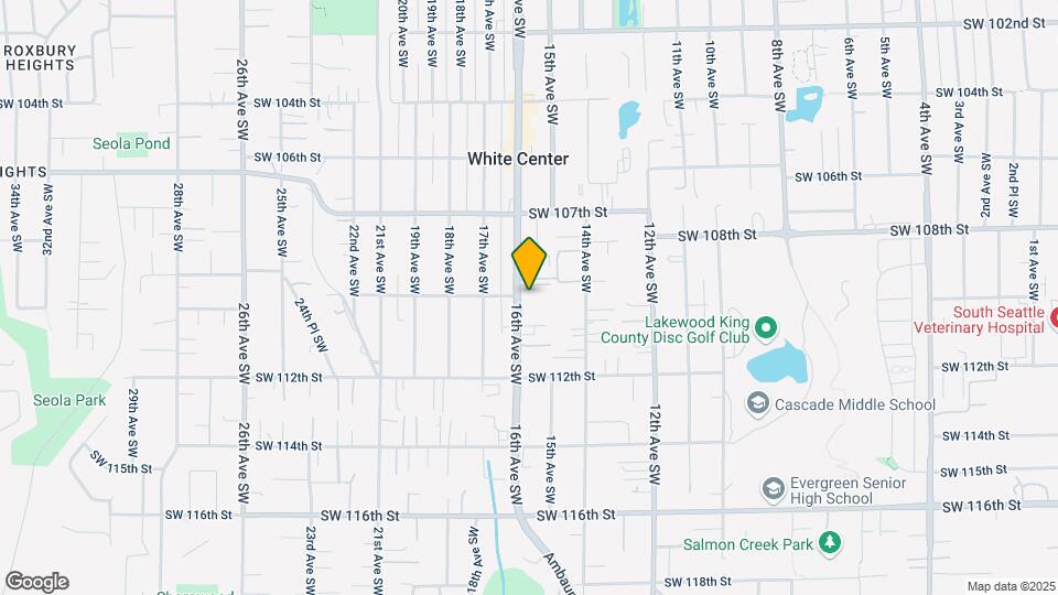 11004 16th Ave SW, Unit 2 Map and Location Details