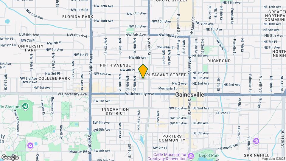 702 NW 2 Ave Map and Location Details