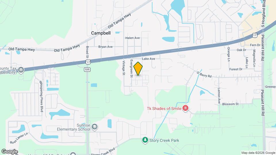 4383 Hazel St Map and Location Details