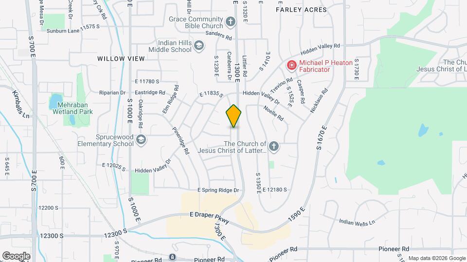 11959 Aspen Ridge Rd Map and Location Details