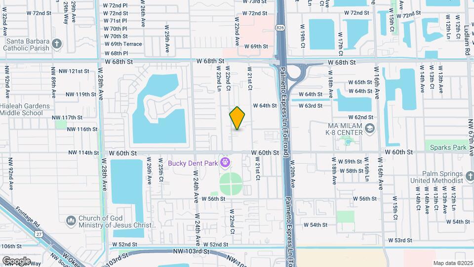 6141-6165 W 22nd Ct Map and Location Details