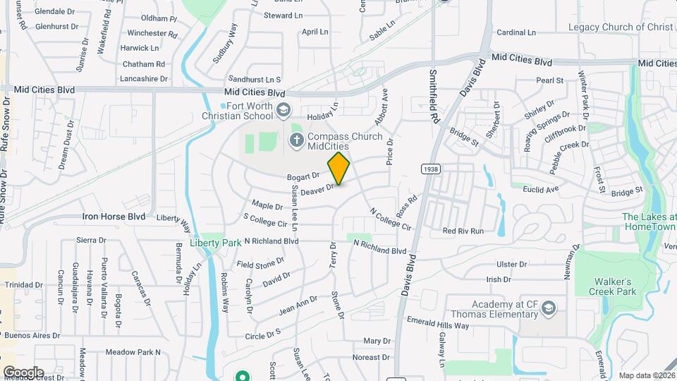 7608 Deaver Dr Map and Location Details