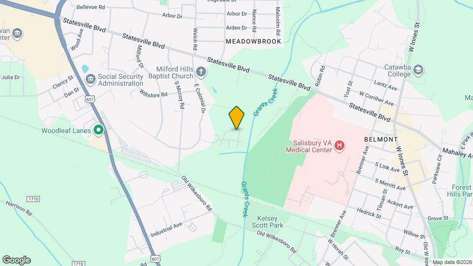 1300 Larchmont Pl Map and Location Details