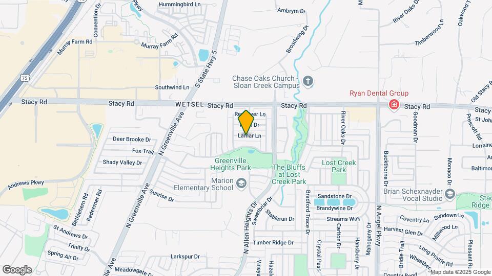 1316 Lamar Ln Map and Location Details