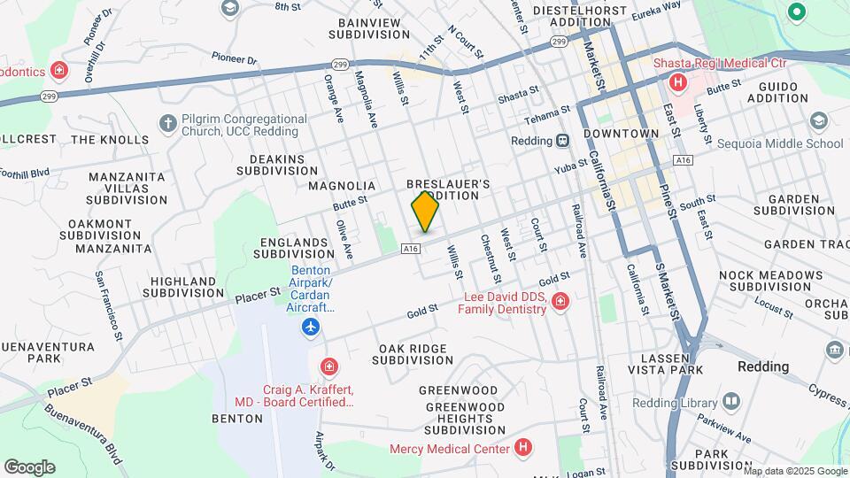 2156 Placer St Map and Location Details