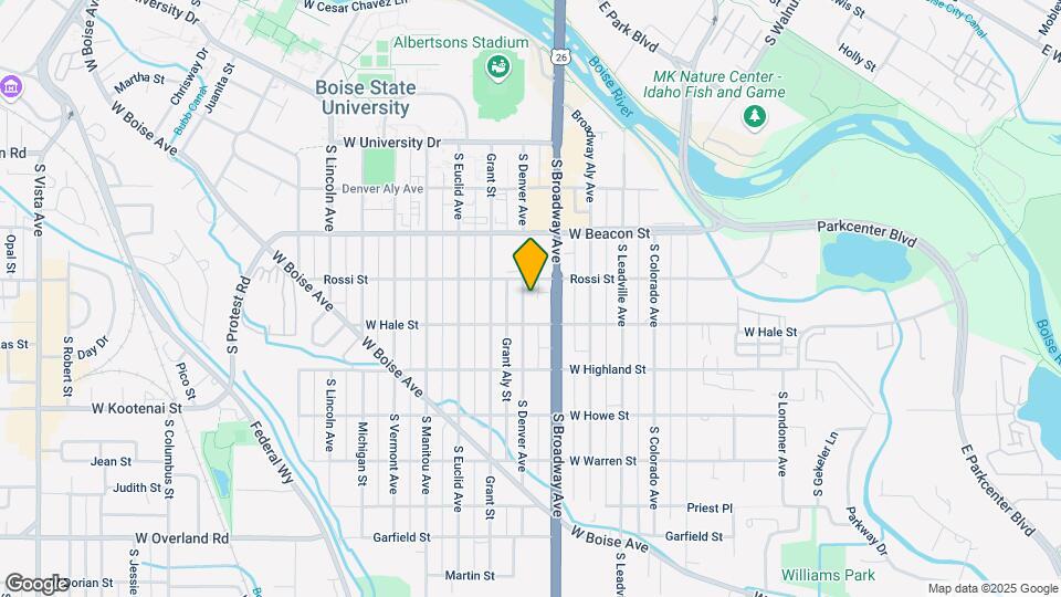 1312 S Denver Ave Mapa y Detalles de la Ubicación