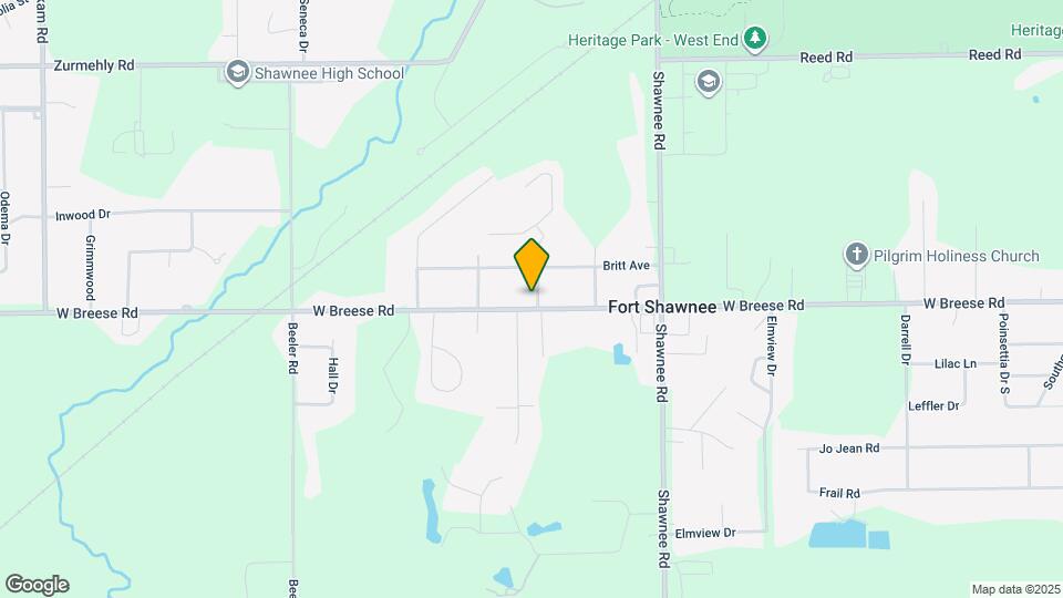 2802 W Breese Rd Map and Location Details