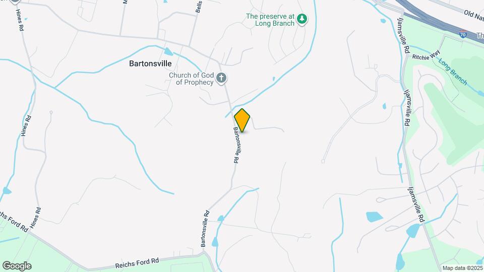 5421 Bartonsville Rd Map and Location Details