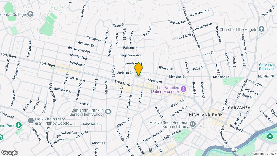 5666 1/2 Fayette St Mapa y Detalles de la Ubicación