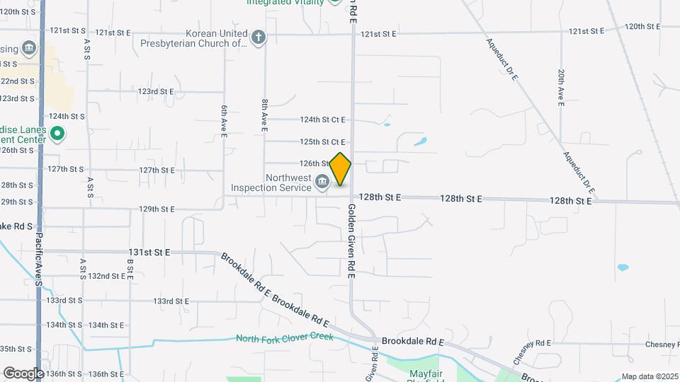 1016 127th St Ct E Map and Location Details