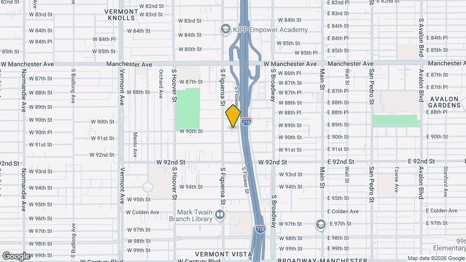 435 W 90th St Map and Location Details