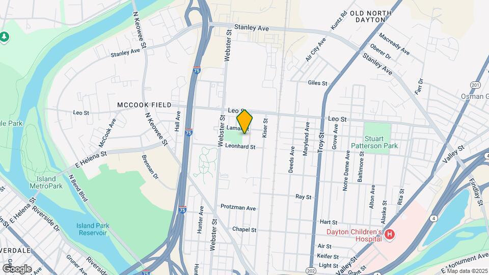 1417-1425 Milburn Ave Map and Location Details