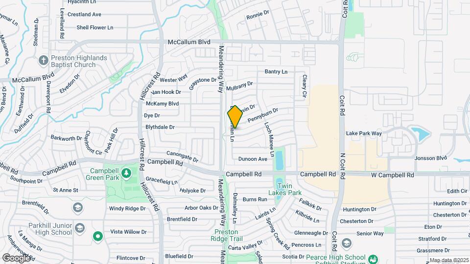 7605 Queens Garden Dr Map and Location Details