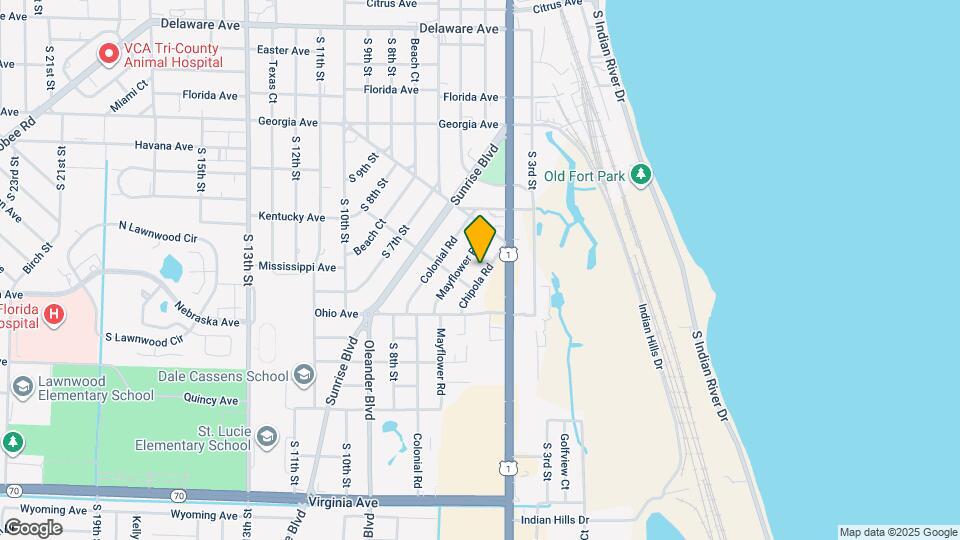 1019 Chipola Rd Map and Location Details