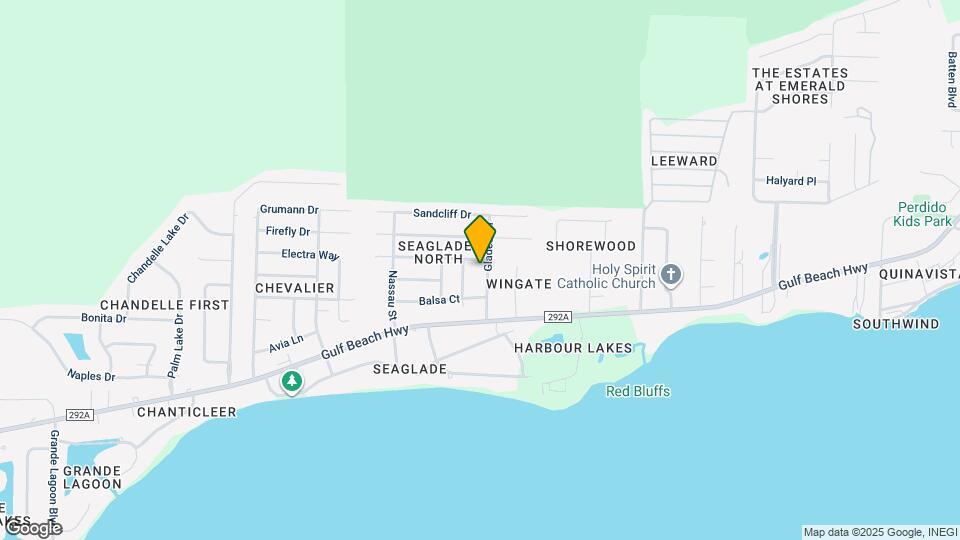 1015 Glades Ln Map and Location Details