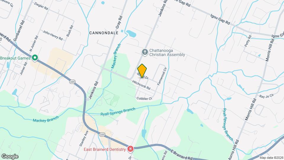 1606 Oaken Trail Map and Location Details