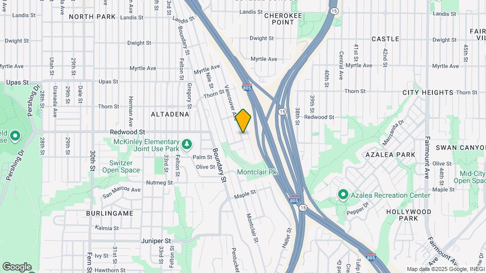 3013 Vancouver Ave Map and Location Details