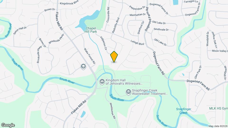 3856 Radcliffe Blvd Map and Location Details