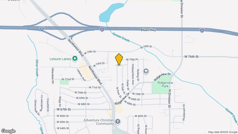 7405 N Pine St Mapa y Detalles de la Ubicación