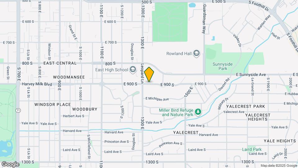 1319 S 900 E Map and Location Details