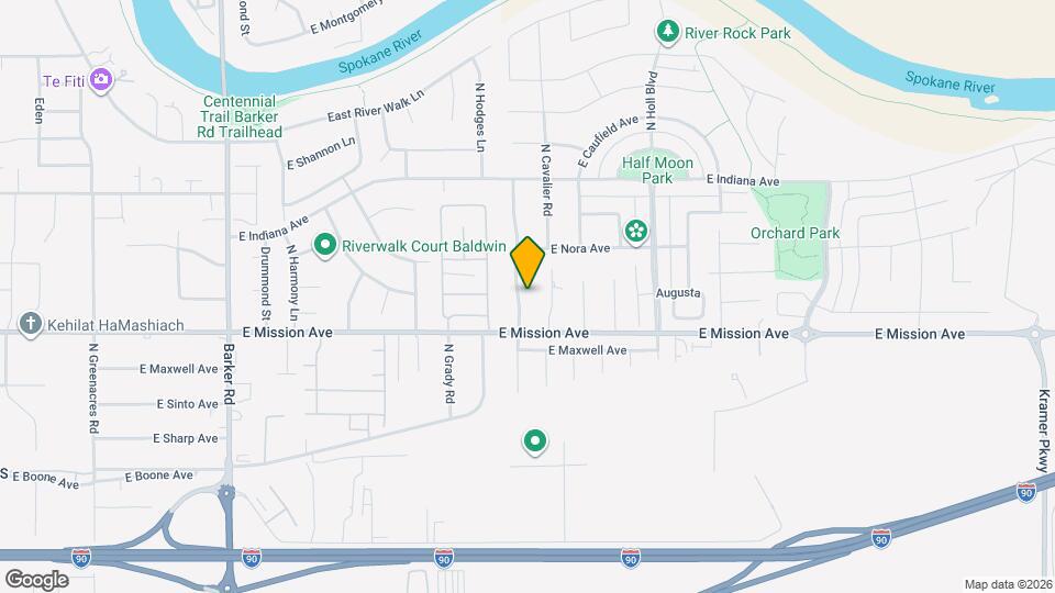 1702 N Aladdin Rd Map and Location Details