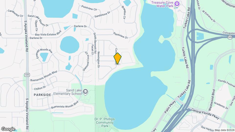 10175 Cove Lake Dr Map and Location Details
