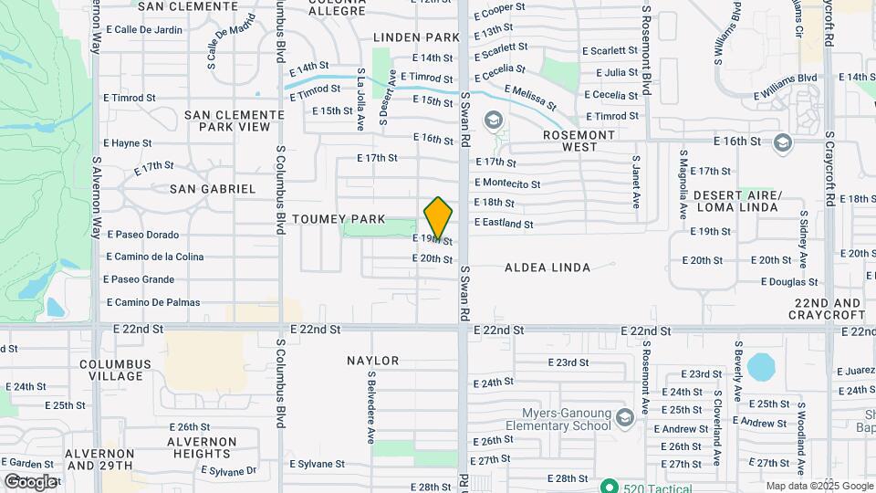 4626-4628 E 19th St Mapa y Detalles de la Ubicación