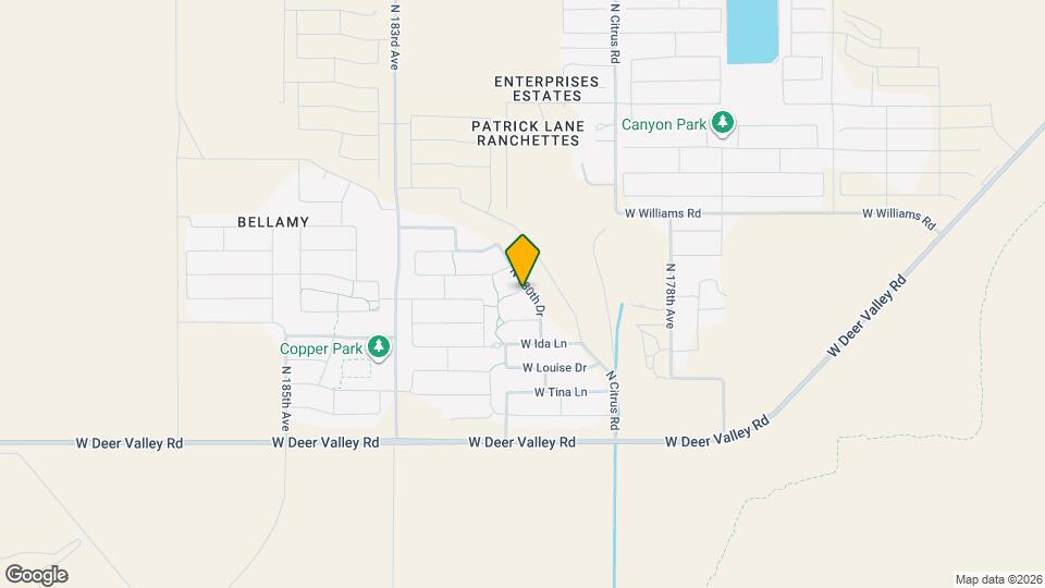 22316 N 180th Dr Map and Location Details