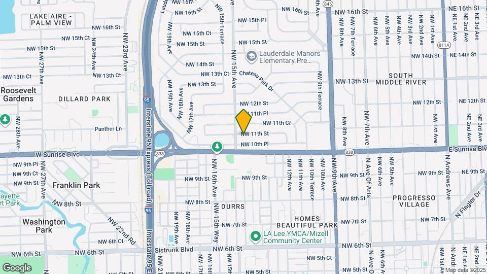 1418 NW 11th St Map and Location Details