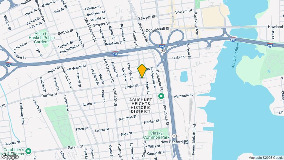 868 County St Map and Location Details