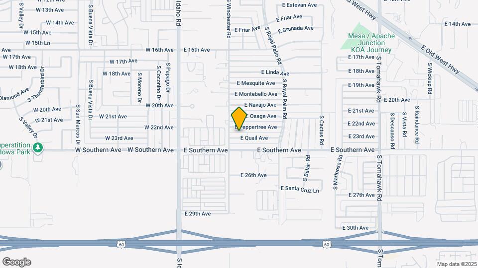 458 E Quail Ave Map and Location Details