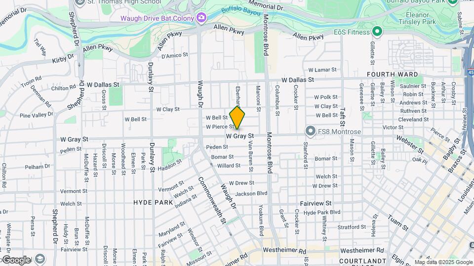 1226 W Gray St Map and Location Details