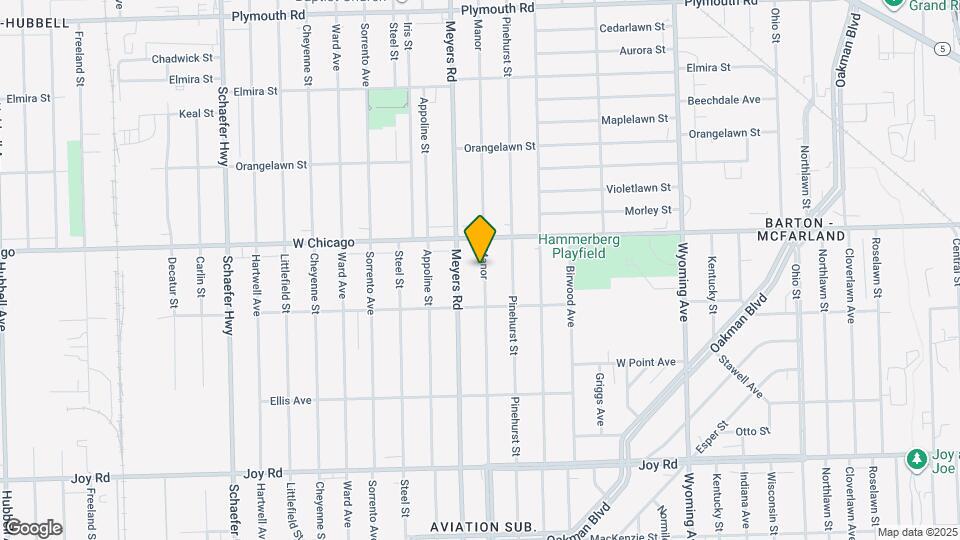 9379 Manor Map and Location Details