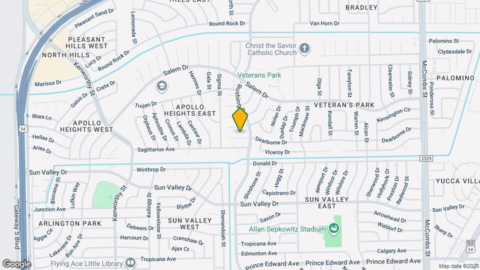 5021 Dearborne Dr Map and Location Details