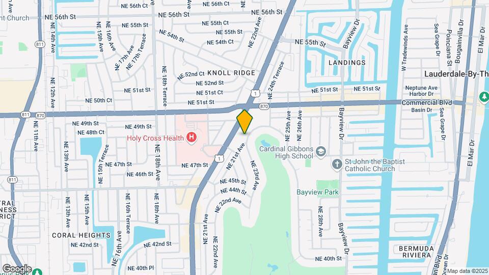 4825 NE 23rd Ave Mapa y Detalles de la Ubicación