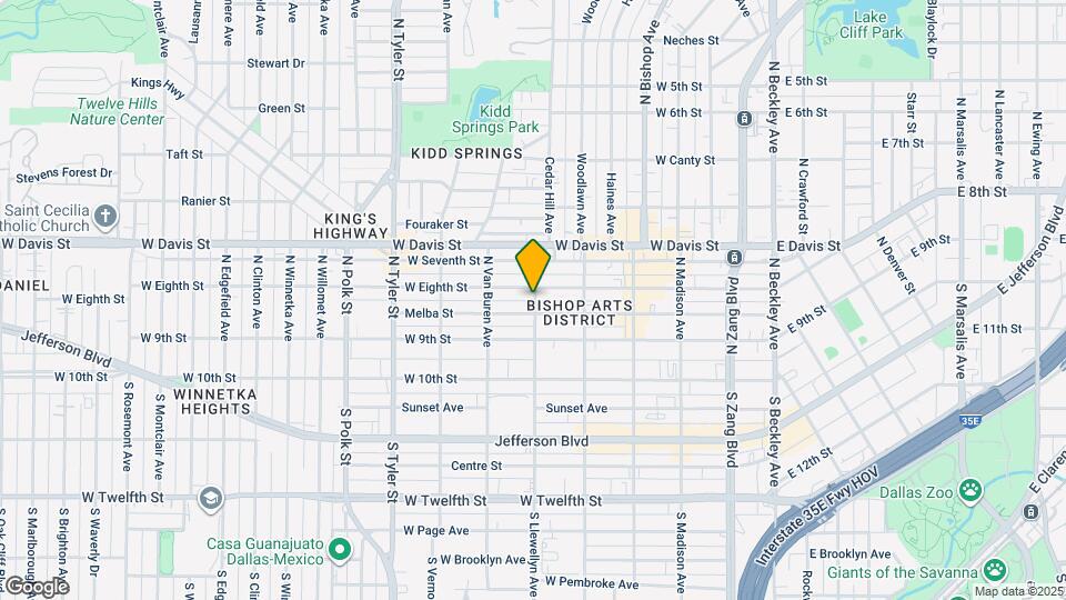 313 N Llewellyn Ave Map and Location Details