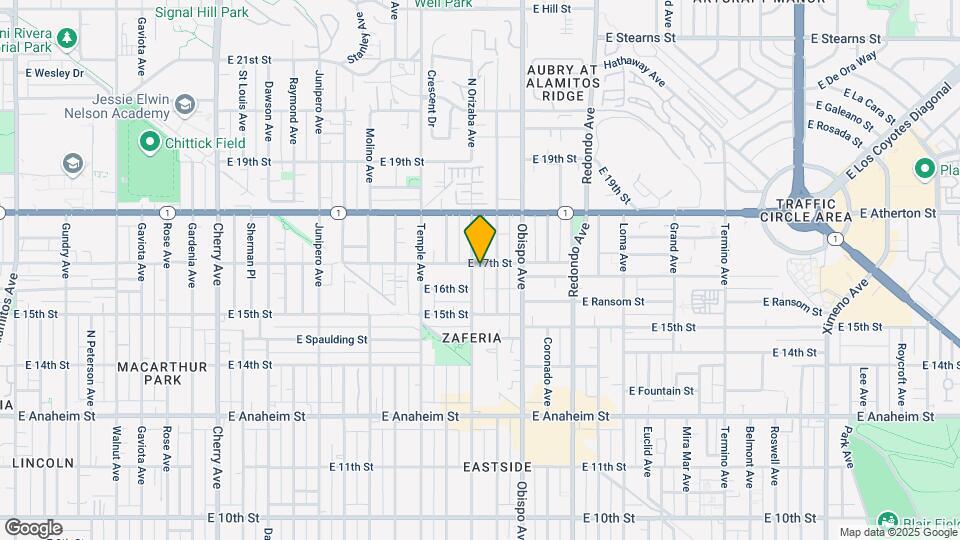 1632 Orizba Ave Map and Location Details