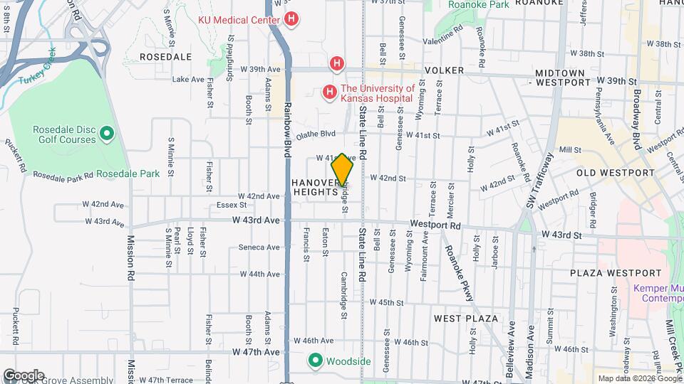 4172 Cambridge St Map and Location Details