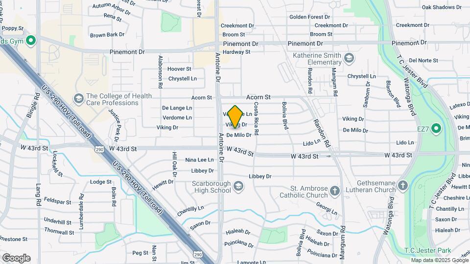 5410 De Milo Dr Map and Location Details
