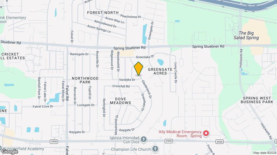 3202 Vandyke Dr Map and Location Details
