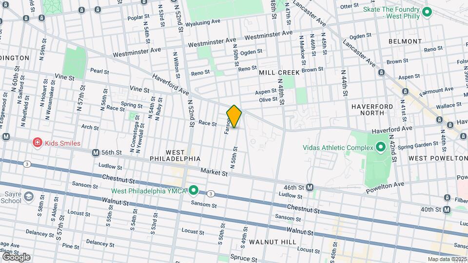136 N 50th St Map and Location Details