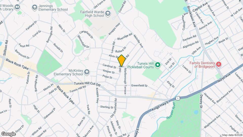 287 Old Stratfield Rd Mapa y Detalles de la Ubicación