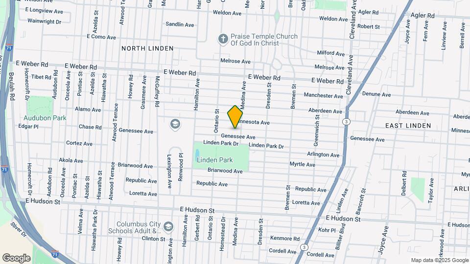 1356 Genessee Ave Map and Location Details